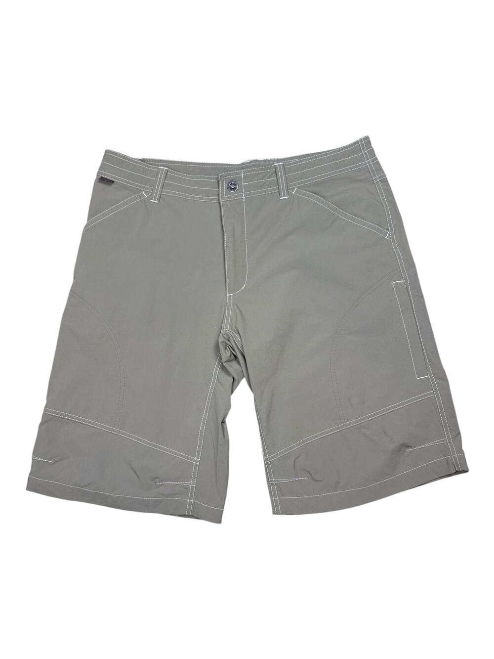 Kuhl Renegade 12” Shorts Men's 36 Khaki Tan Brown Pockets Outdoors Hiking
